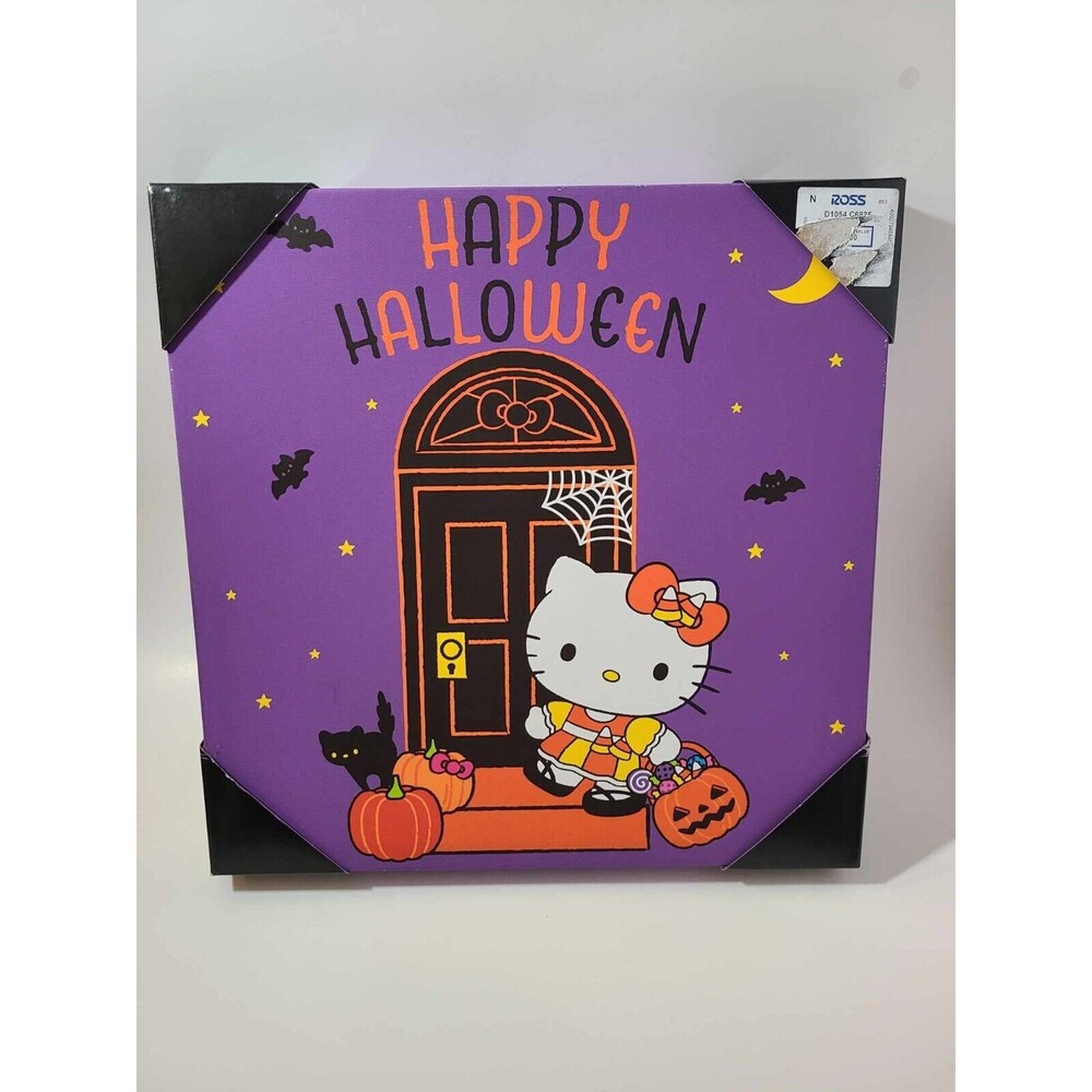 Hello Kitty Sanrio Halloween Canvas Pop Wall Art Hello Kitty Trick-or-Treat NWT